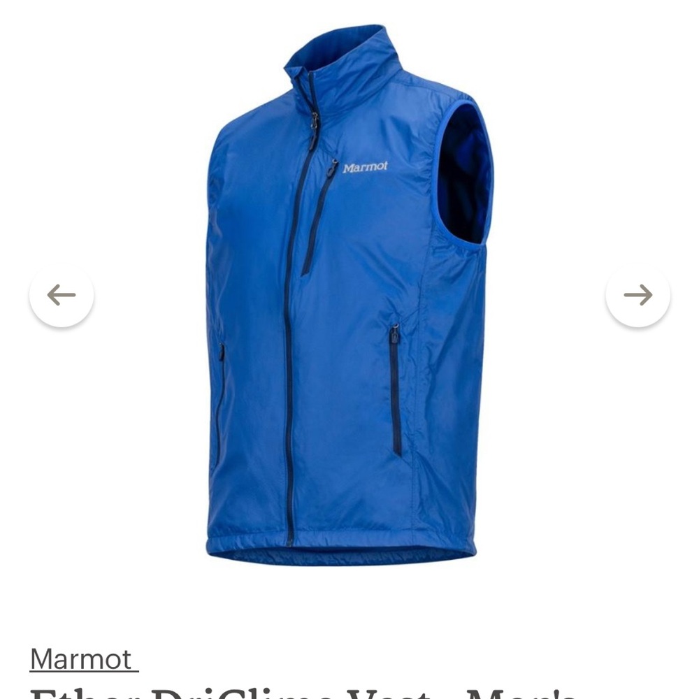 Marmot Ether DriClime vest - men’s medium